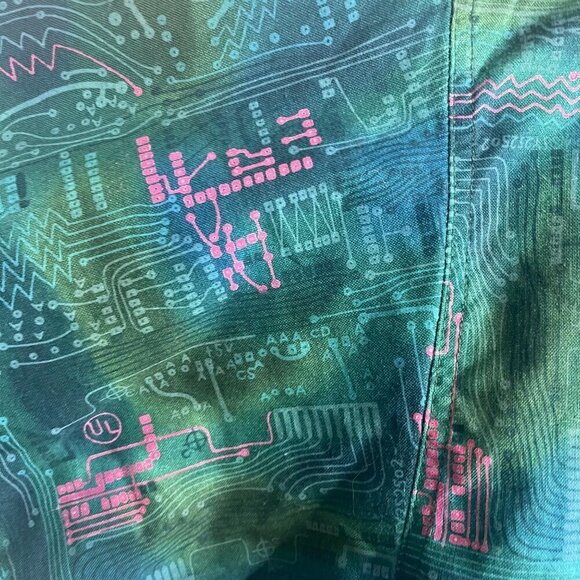 Virgin Key West Vintage Mens Shirt Size Medium Green Button Down Handmade - Picture 6 of 8